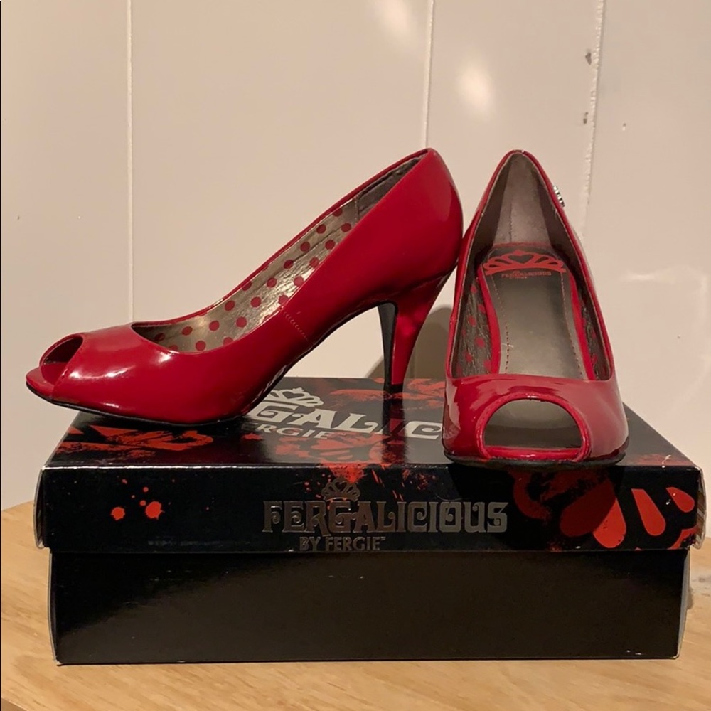 Fergalicious red heels